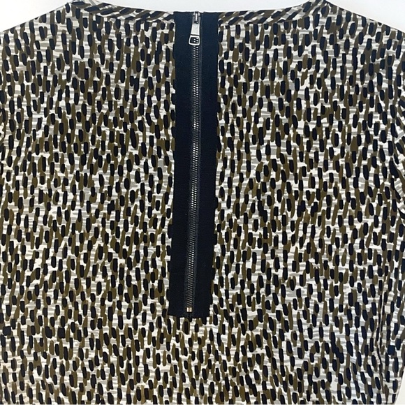 Burberry Brit Freeda Printed Ruched Silk Dress US 8 Retail $795 - Picture 13 of 14